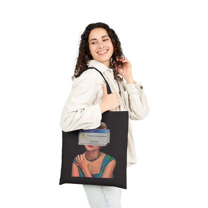 Vintage Portrait Tote — Retro Error Window Canvas Bag
