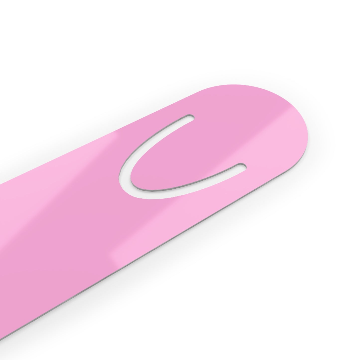 Pink Angel Bookmark — Cute Heart Cherub Metal Page Marker