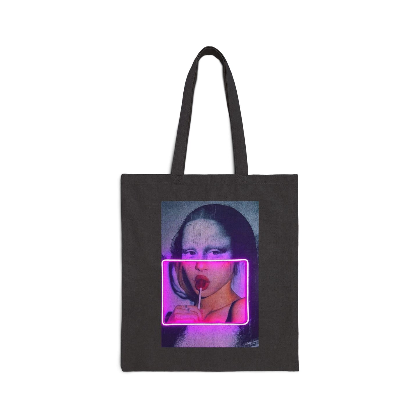 Neon Mona Lisa Tote