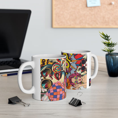 Pop Art Comic Ceramic Mug —  Coffee Cup (11oz)