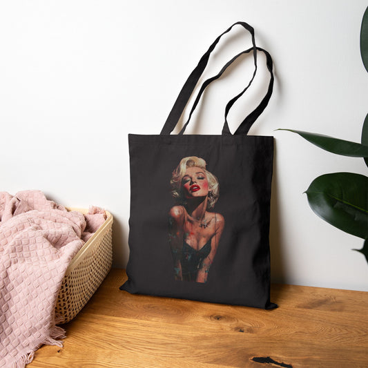 Vintage Glam Portrait Tote Bag