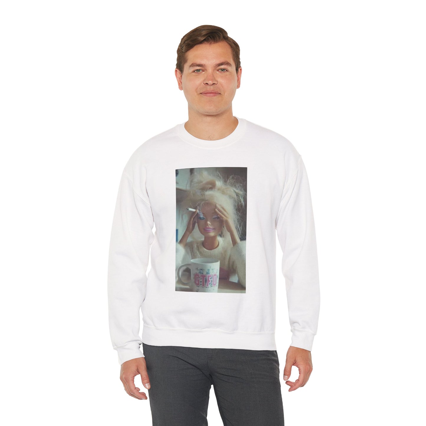 Barbie Morning Photo Crewneck Sweatshirt