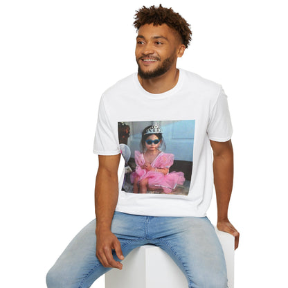 Princess Baby Photo T‑Shirt — Cute Toddler Tiara & Sunglasses Graphic Tee