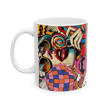 Pop Art Comic Ceramic Mug —  Coffee Cup (11oz)