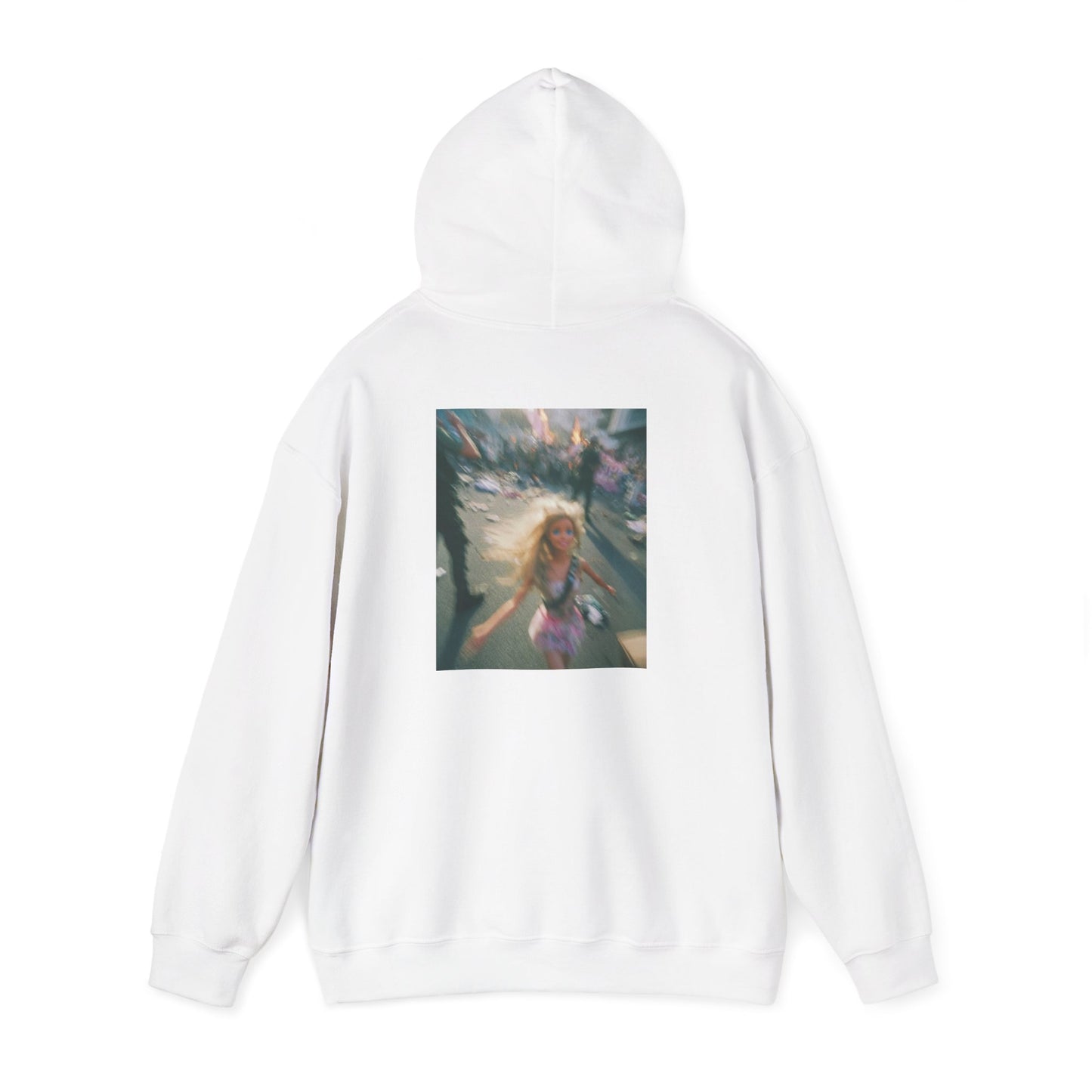 Hoodie — Dreamy Angel Girl Vintage Photo Back Print