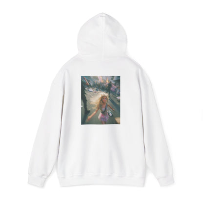 Hoodie — Dreamy Angel Girl Vintage Photo Back Print