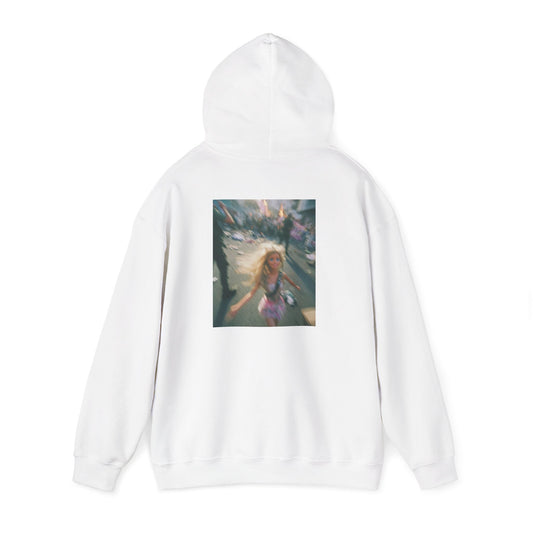 Hoodie — Dreamy Angel Girl Vintage Photo Back Print