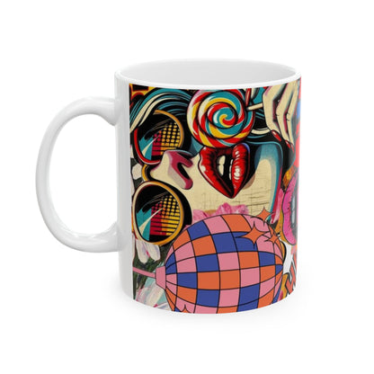 Pop Art Comic Ceramic Mug —  Coffee Cup (11oz)