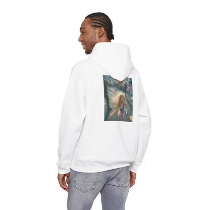 Hoodie — Dreamy Angel Girl Vintage Photo Back Print