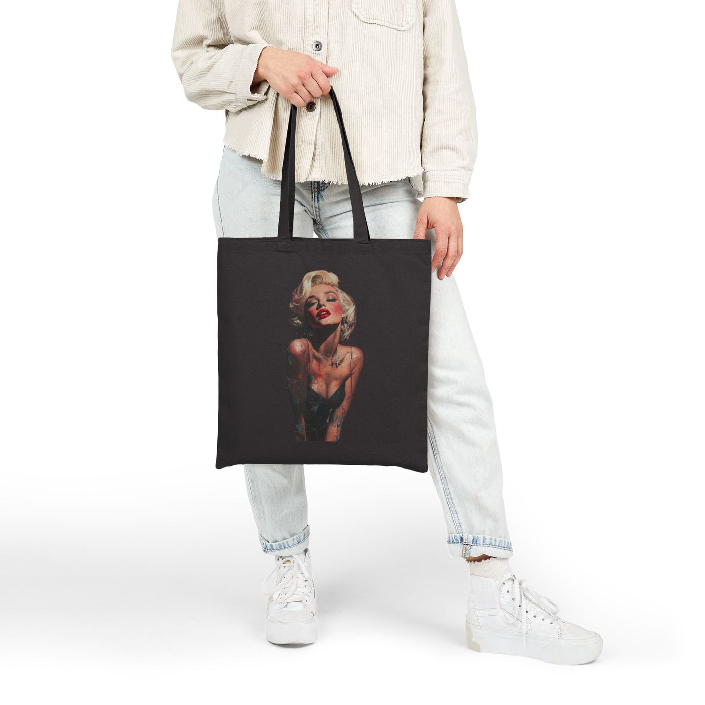 Vintage Glam Portrait Tote Bag
