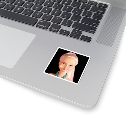 Face Smoosh Kiss-Cut Sticker