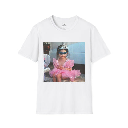 Princess Baby Photo T‑Shirt — Cute Toddler Tiara & Sunglasses Graphic Tee