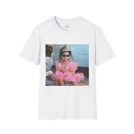 Princess T‑Shirt — Tiara & Sunglasses Graphic Tee