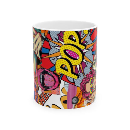 Pop Art Comic Ceramic Mug —  Coffee Cup (11oz)