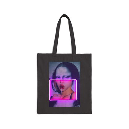 Neon Mona Lisa Tote
