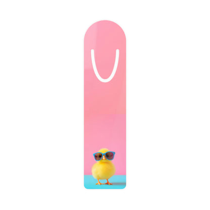 Cute Chick Bookmark — Fun Sunglasses Chick Reading Accessory