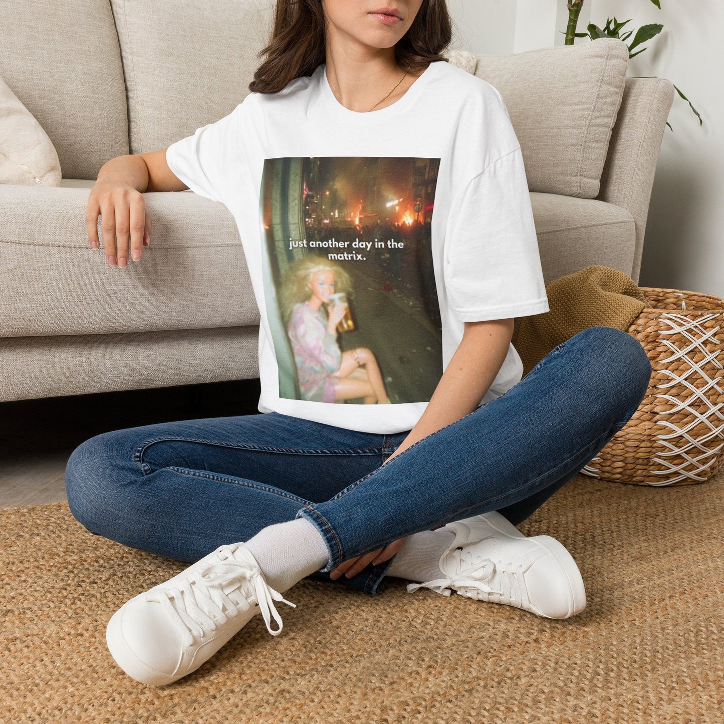 "just another day in the matrix." Graphic Tee
