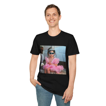 Princess Baby Photo T‑Shirt — Cute Toddler Tiara & Sunglasses Graphic Tee