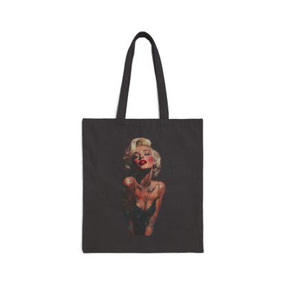 Vintage Glam Portrait Tote Bag