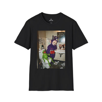 Teletubby Graffiti Photo T-Shirt — Edgy Urban Humor Tee