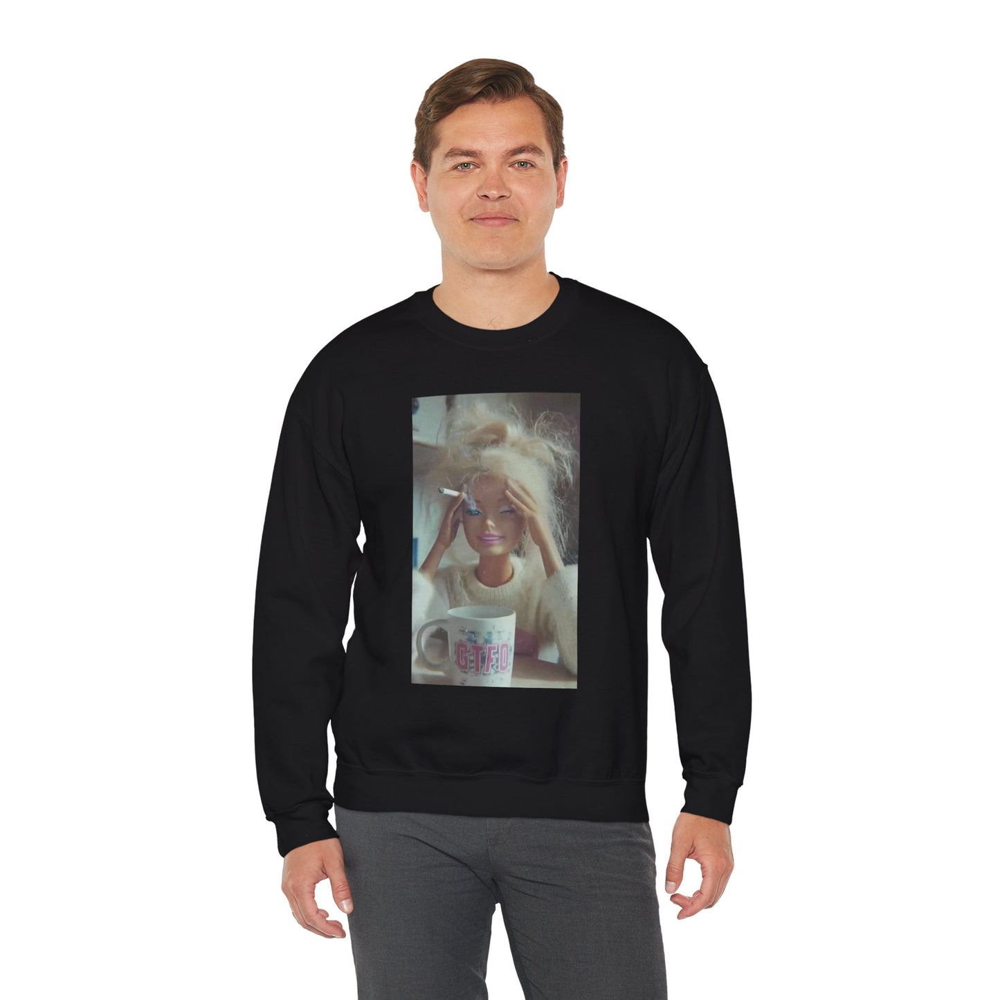 Barbie Morning Photo Crewneck Sweatshirt