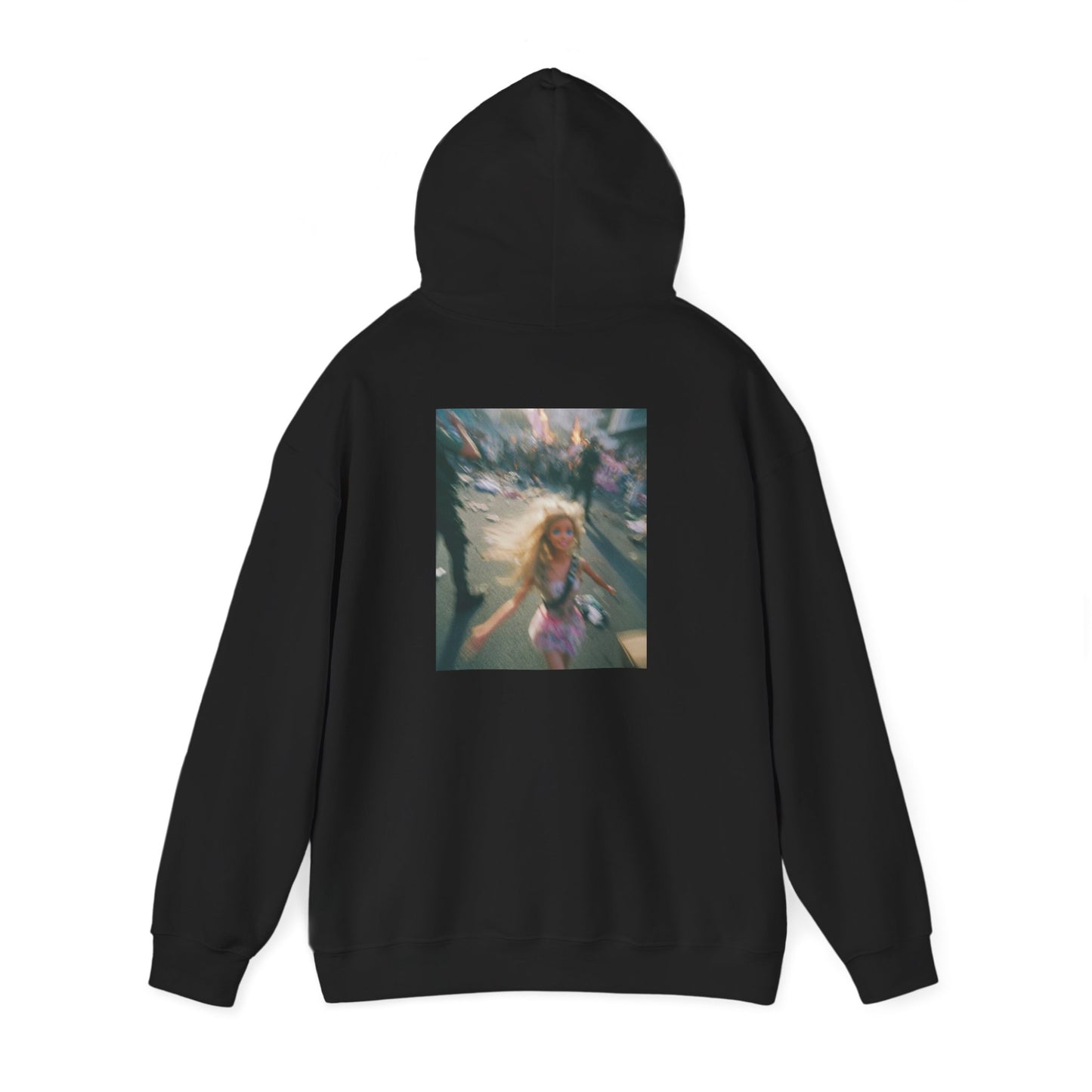 Hoodie — Dreamy Angel Girl Vintage Photo Back Print