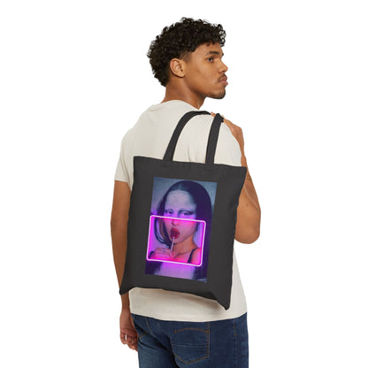 Neon Mona Lisa Tote