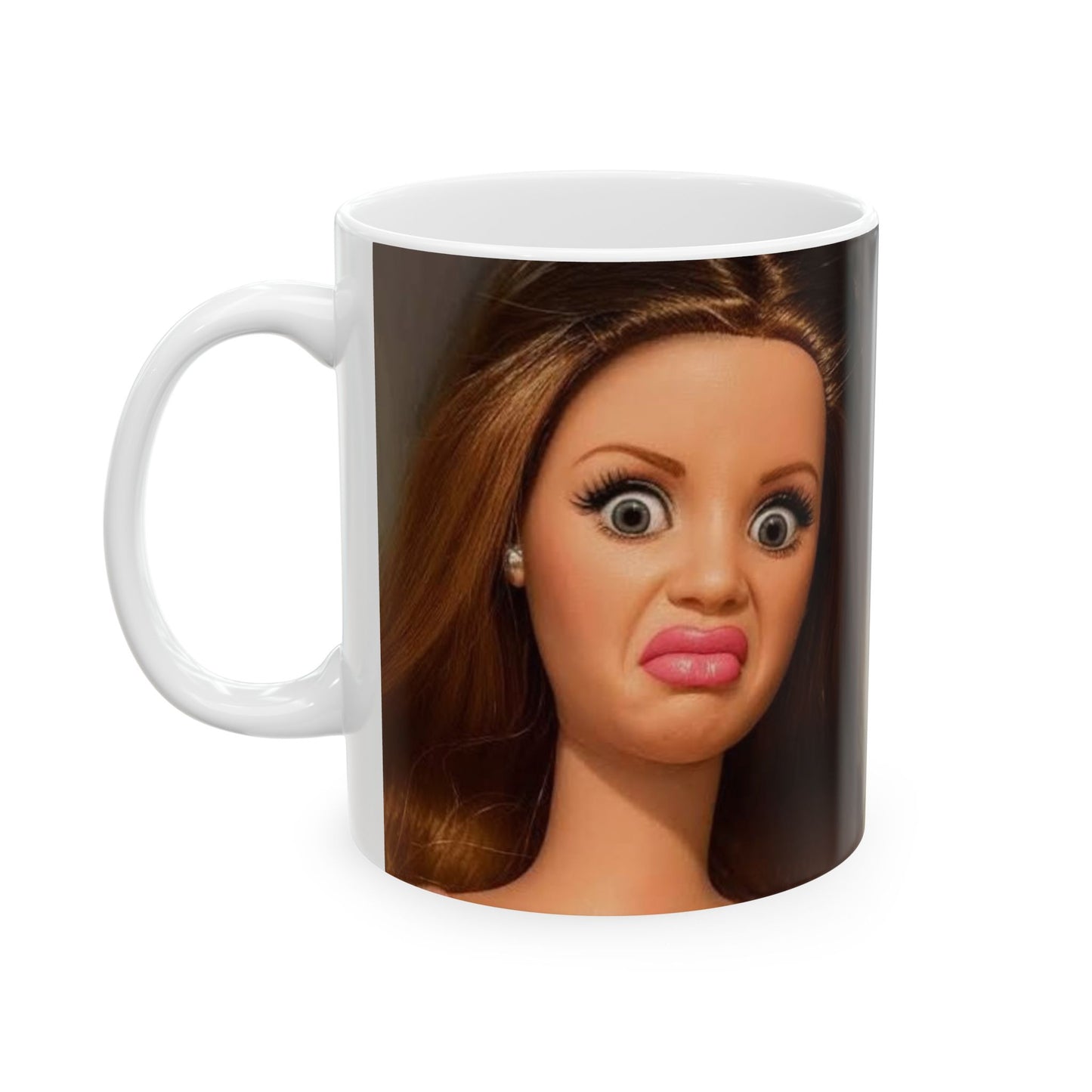 Funny Face Doll Mug (11oz)